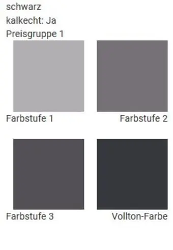 Casa Natura Wandfarben in schwarz